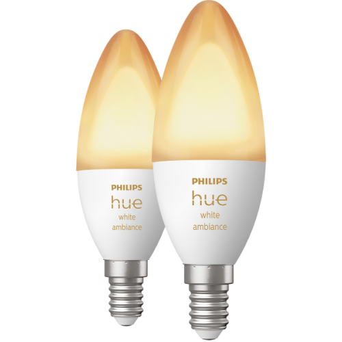 PHILIPS HUE Kaarslamp E14 WA 2-pack