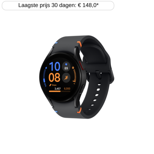 SAMSUNG Galaxy Watch FE 40 mm Smartwatch Zwart