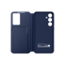 SAMSUNG Smart View Wallet Case Telefoonhoesje voor Samsung S24 FE Blauw