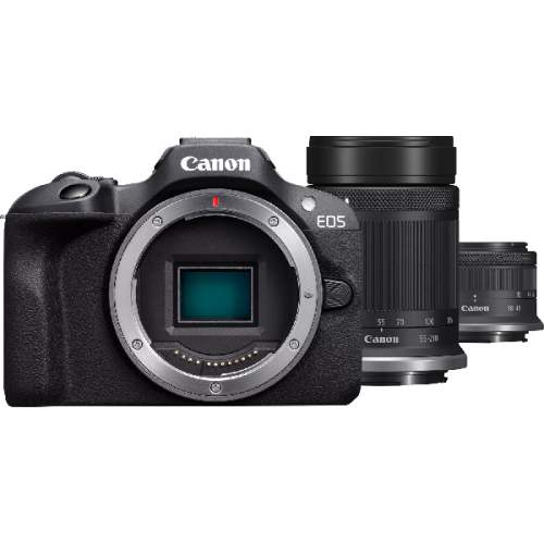 CANON EOS R100 + RF-S 18-45 + RF-S 55-210