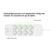 BELKIN Surge Protection Outlet Dual 30W met USB-C en 8 stopcontact  Stekkerdoos