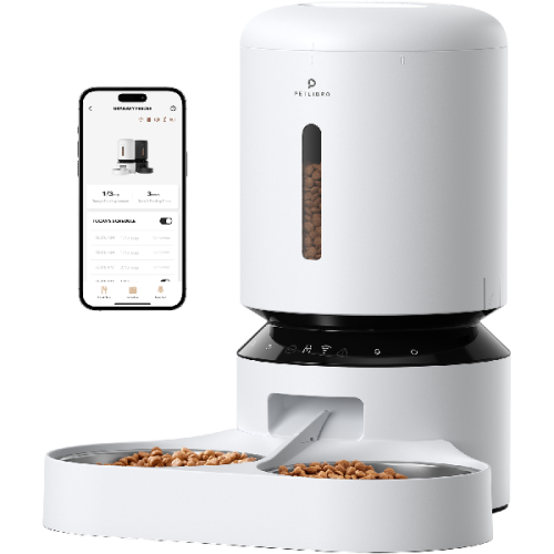 PETLIBRO GRANARY WIFI DUAL FOOD TRAY WHITE Voedsel dispenser