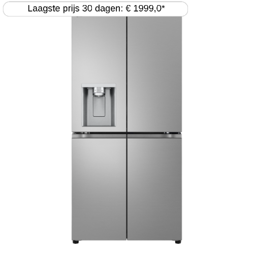 LG  GML860PYFE DoorCooling+ -  Amerikaanse koelkast - breedte 83.5 cm - hoogte 178.7 cm - inhoud 506 l - NoFrost