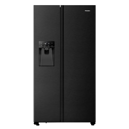 HISENSE  RS694N4TFE -  Amerikaanse koelkast - breedte 92 cm - hoogte 179.3 cm - inhoud 550 l - NoFrost