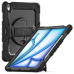 JUST IN CASE Full Body Shockproof Case voor Apple iPad Air 13 2025 / iPad Air 13 2024 - Zwart