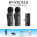 BOYA BY-V20 V2.0 Wireless mic for USB-C 2TX + 1RX Microfoon