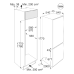 ETNA KCS7178 - Inbouw Koel-vriescombinatie - Nishoogte 178 cm