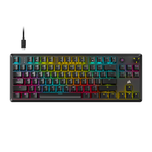 CORSAIR K70 Core TKL RGB Mechanisch Bedraad Gamingtoetsenbord Zwart