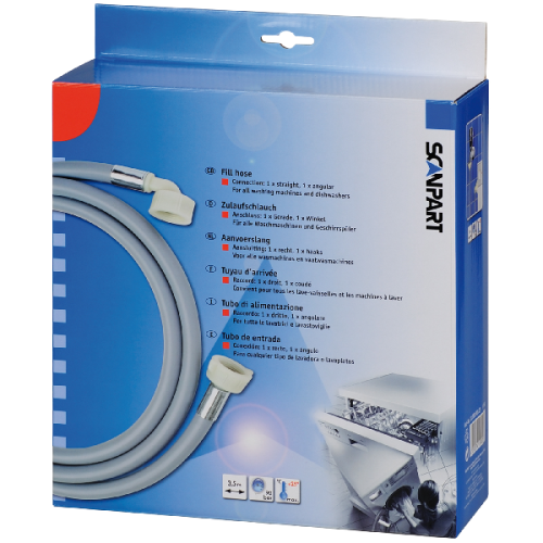 SCANPART AANVOERSLANG 90 BAR 3,5 METER Toevoerslang