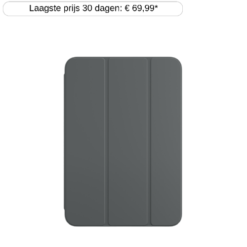 APPLE Bookcover Smartfolio iPad Mini A17 Pro Cover 8,3 inch Charcoal Gray