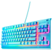 STEELSERIES Apex 3 TKL US Qwerty Layout Bedraad Gamingtoetsenbord Aqua
