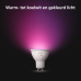 PHILIPS HUE Spot - White and Color Ambiance - GU10 (1 pack) - Slimme ledlamp Wit