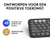 LOGITECH Pebble Keys 2 K380s Bluetooth-toetsenbord voor meerdere apparaten - Graphite