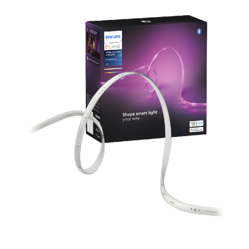 PHILIPS HUE Solo Lightstrip 5 meter - Wit en Gekleurd Licht - Ledstrip Wit