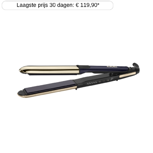 BABYLISS Black Onyx Styler ST484E Stijltang Blauw