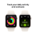 APPLE Watch SE 3 GPS + Cellular - 44mm Starlight Aluminium Case - Starlight Sport Band - M/L Smartwatch Starlight