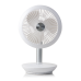 DOMO Tafelventilator 'My Fan' - Ø 18 cm - 4 standen - oplaadbaar Tafelventilator Wit