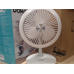 DOMO Tafelventilator 'My Fan' - Ø 18 cm - 4 standen - oplaadbaar Tafelventilator Wit