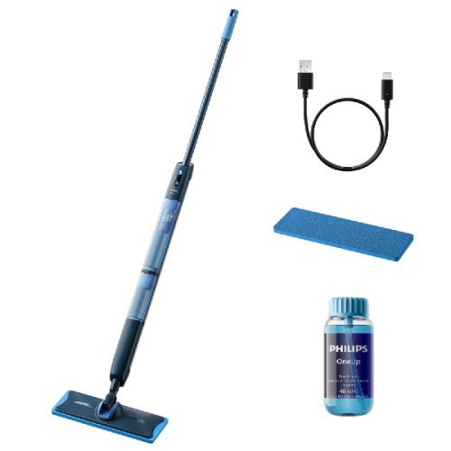 PHILIPS OneUp XV5113/01 Elektrische dweil Blauw