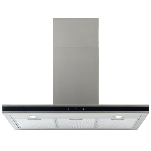 OK. OHO9216S - Afzuigkap (Muur bevestigde kap) - breedte 90 cm - 800 m³/h - 67 dB(A)