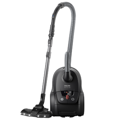 PHILIPS XD8122/10 Stofzuiger met zak Diep zwart