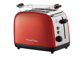 RUSSELL HOBBS Colours Plus 2S Broodrooster Rood