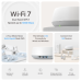 TP-LINK Deco BE25 | BE3600 Smart Mesh WiFi 7 (3-Pack) Multiroom-wifi