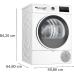 BOSCH WTH8520LNL -  Warmtepompdroger - 8 kg - 62 dB - Energielabel D