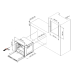 OK. OBO 32216  Inbouw oven - inhoud 60 l