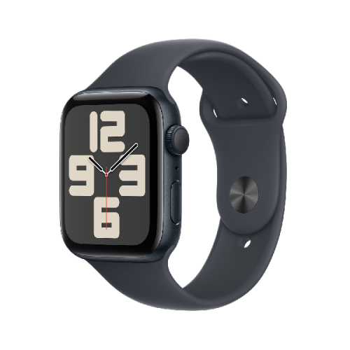 APPLE Watch SE GPS 44mm Midnight Sport Band S/M Smartwatch Midnight Aluminium