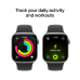 APPLE Watch Series 11 GPS + Cellular - 42mm Aluminium Case - Black Sport Band S/M Smartwatch Space Grey
