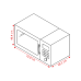 SAMSUNG MC35R8058CG -  Combimagnetron - 900 W - Inhoud 35 l