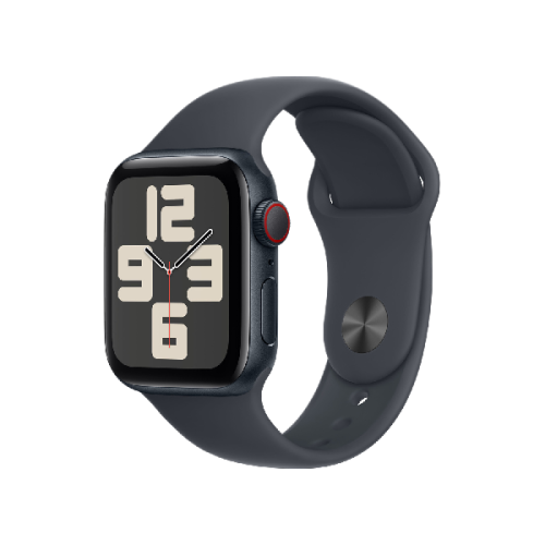 APPLE Watch SE GPS + Cellular 40mm Midnight Sport Band S/M Smartwatch Midnight Aluminium