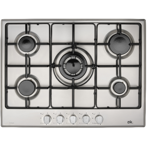 OK. OBH485116  Kookplaat - Inbouw - Gas - breedte 68 cm