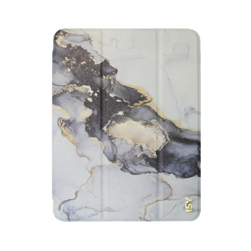 ISY ICT 2006-MW iPad Air (Gen 10, 11) / iPad Pro 11 Cover 11 inch Marble White