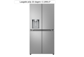 LG  GML860PYFE DoorCooling+ -  Amerikaanse koelkast - breedte 83.5 cm - hoogte 178.7 cm - inhoud 506 l - NoFrost