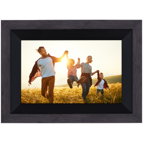 ROLLEI Smart Frame WiFi 105 Wooden Bl Digitale fotolijst