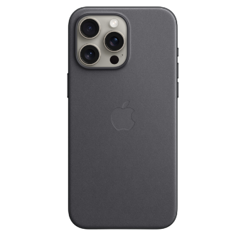 APPLE iPhone 15 Pro Max FineWoven hoesje met MagSafe - Zwart