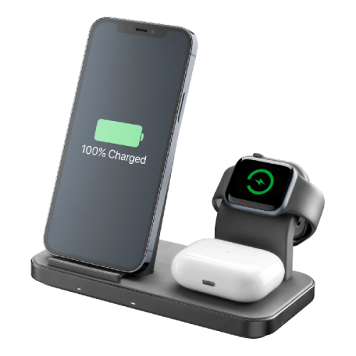 CELLULARLINE 3-in-1 Apple Draadloze oplader