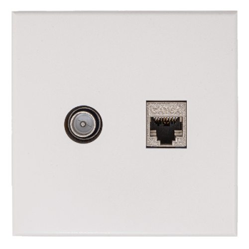HIRSCHMANN Wandcontactdoos coax en data