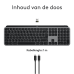 LOGITECH MX Keys S voor Mac Draadloos Toetsenbord Zwart