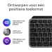 LOGITECH MX Keys S voor Mac Draadloos Toetsenbord Zwart