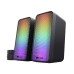 TRUST GXT 611 Wezz - 2.0 Gamingspeakers - Pulserende RGB-verlichting - Zwart - Inclusief losse volumebediening