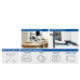 ACT AC8305 Monitorarm met Laptophouder