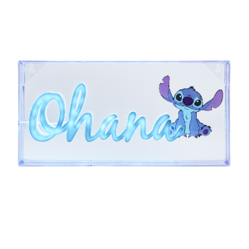 PALADONE Stitch Ohana Neon LED Lamp