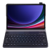 JUST IN CASE Keyboard Cover voor Samsung Galaxy Tab S9 / S9 FE - Zwart