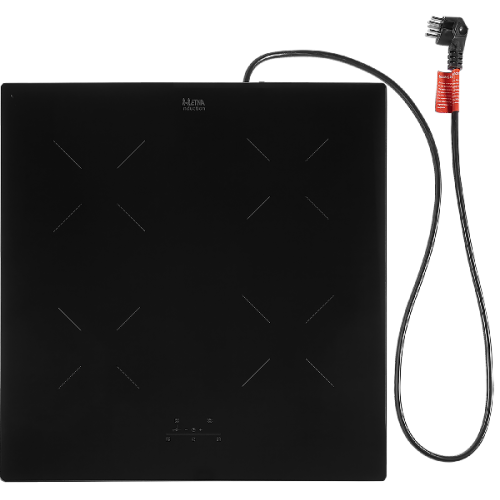 ETNA KIV354RVS  Kookplaat - Vrijstaand - Inductie - 2-fasen (Perilex) - breedte 54 cm