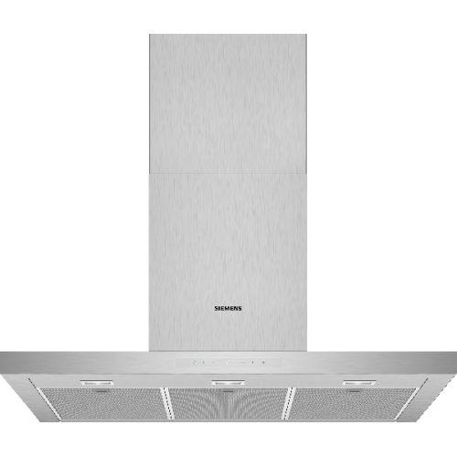 SIEMENS LC97BCP50 - Afzuigkap (Muur bevestigde kap) - breedte 89.8 cm - 438 m³/h - 55 dB(A)