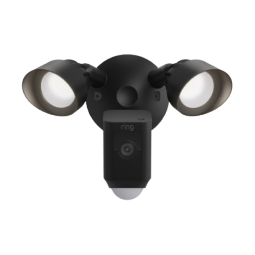 RING Floodlight Cam Wired Plus Zwart