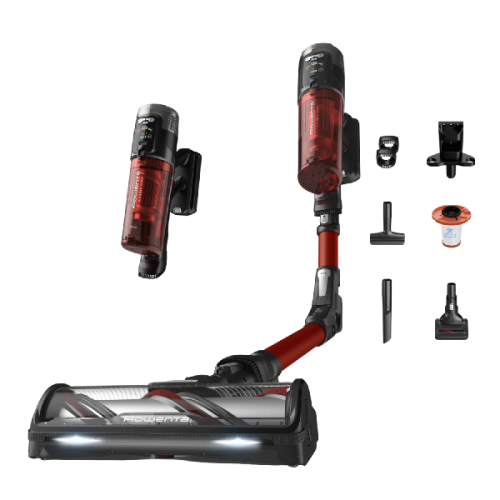 ROWENTA RH9A73 X-Force Flex 13.60 Animal Steelstofzuiger incl. kruimelzuiger Rood